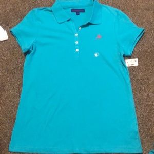 Teal polo